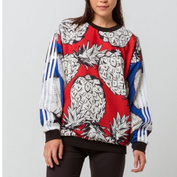 Adidas X Farm Red Pineapple Crew Neck 